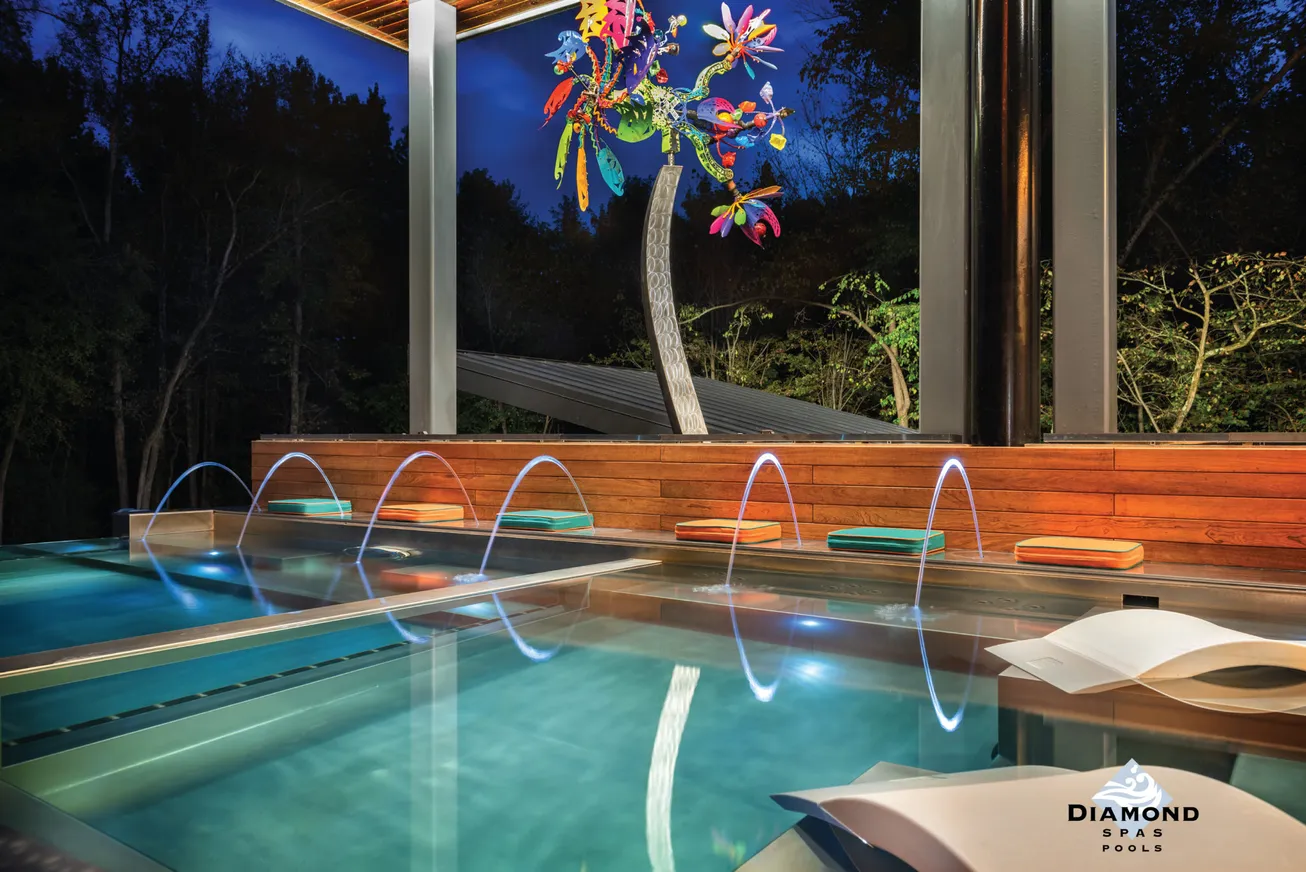 A custom water feature will add personality to your backyard