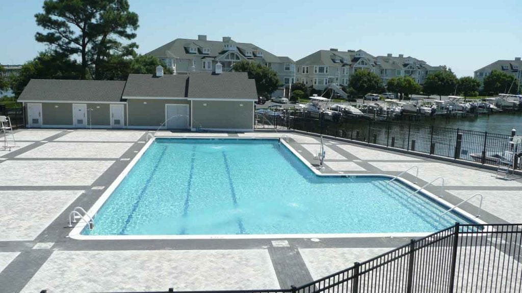 Pool renovation - AFTER | Photo Credit: Parrish Pools