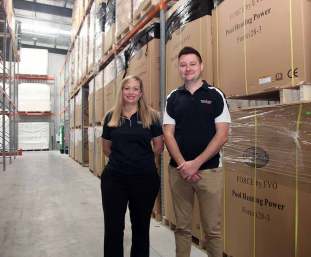 Group marketing manager Nicole Chapman and national sales manager Sam O’Sullivan