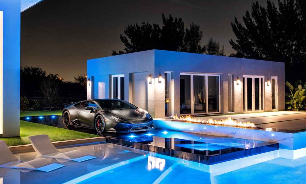 This Pool Was Designed Specifically For a Lamborghini