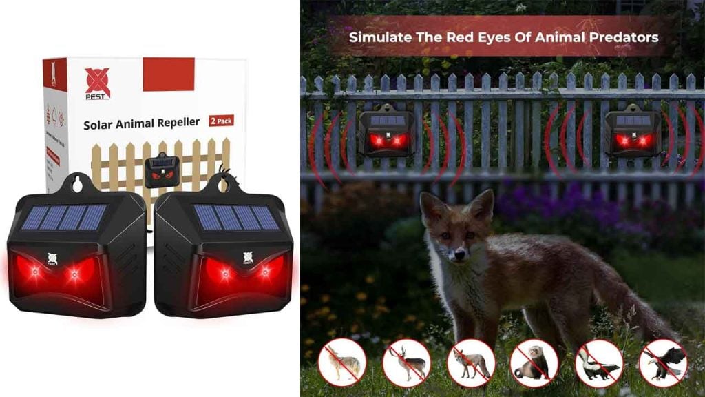 X-PEST Solar Powered Nocturnal Animal Repeller