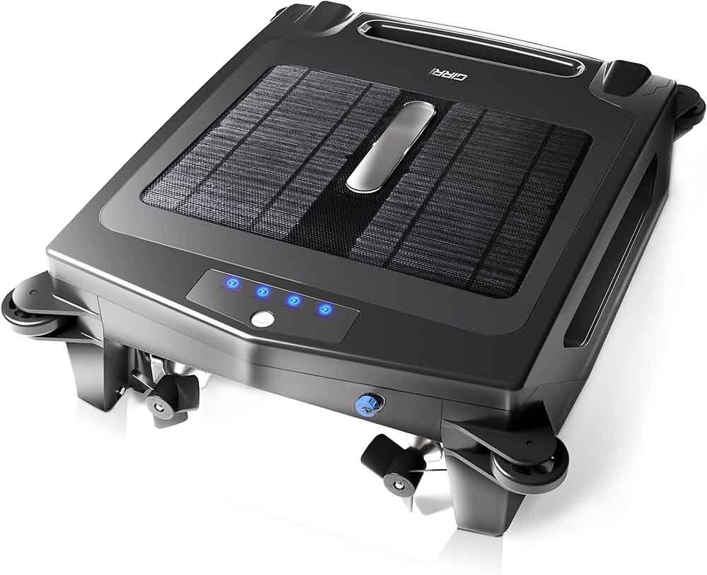 GIRRI Automatic Cordless Solar Powered Robotic Pool Skimmer Cleaner