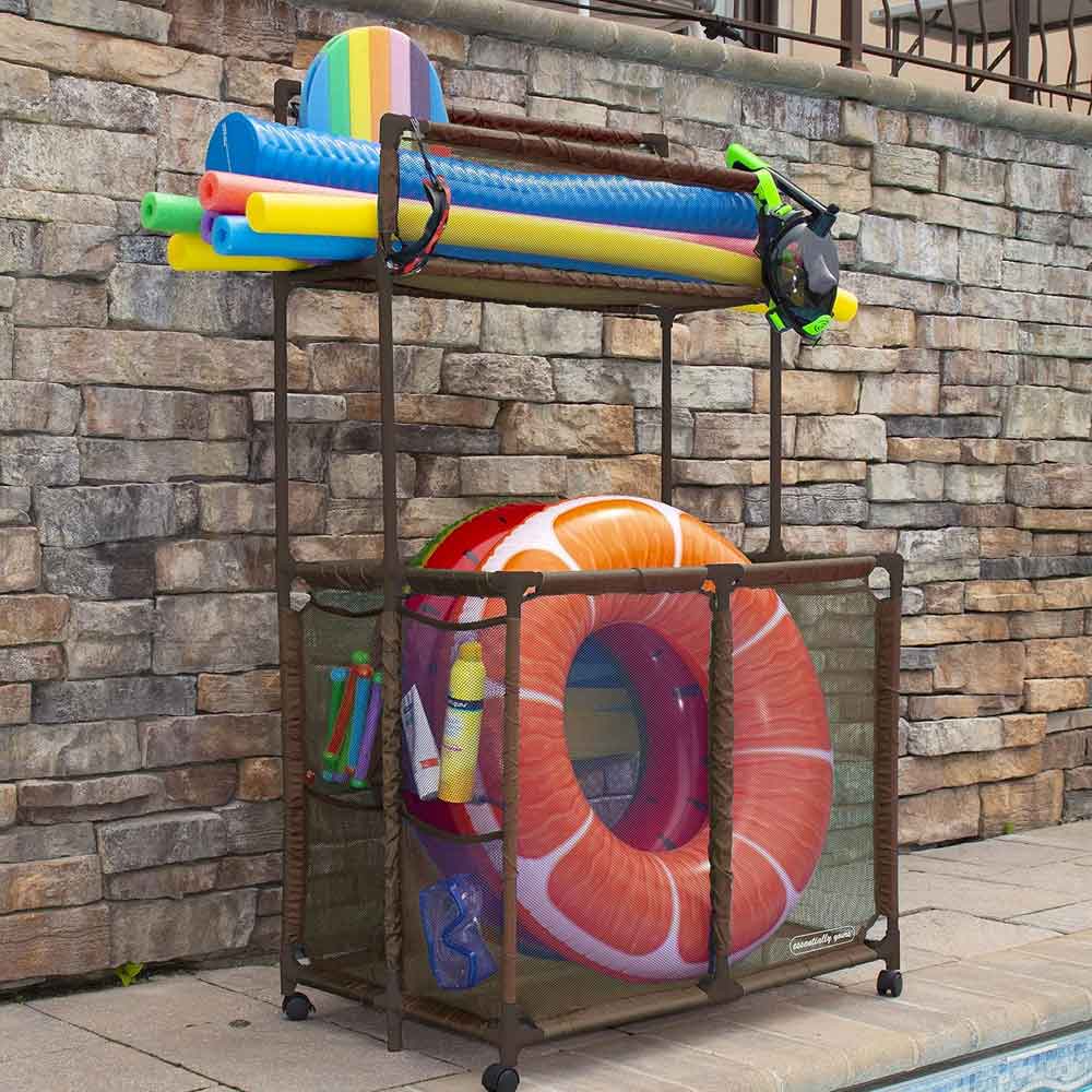 Pool Storage Equipment Organizer Holder