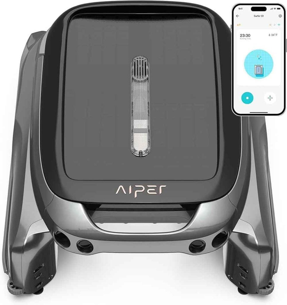 AIPER Surfer S1 Solar Powered Robotic Pool Skimmer