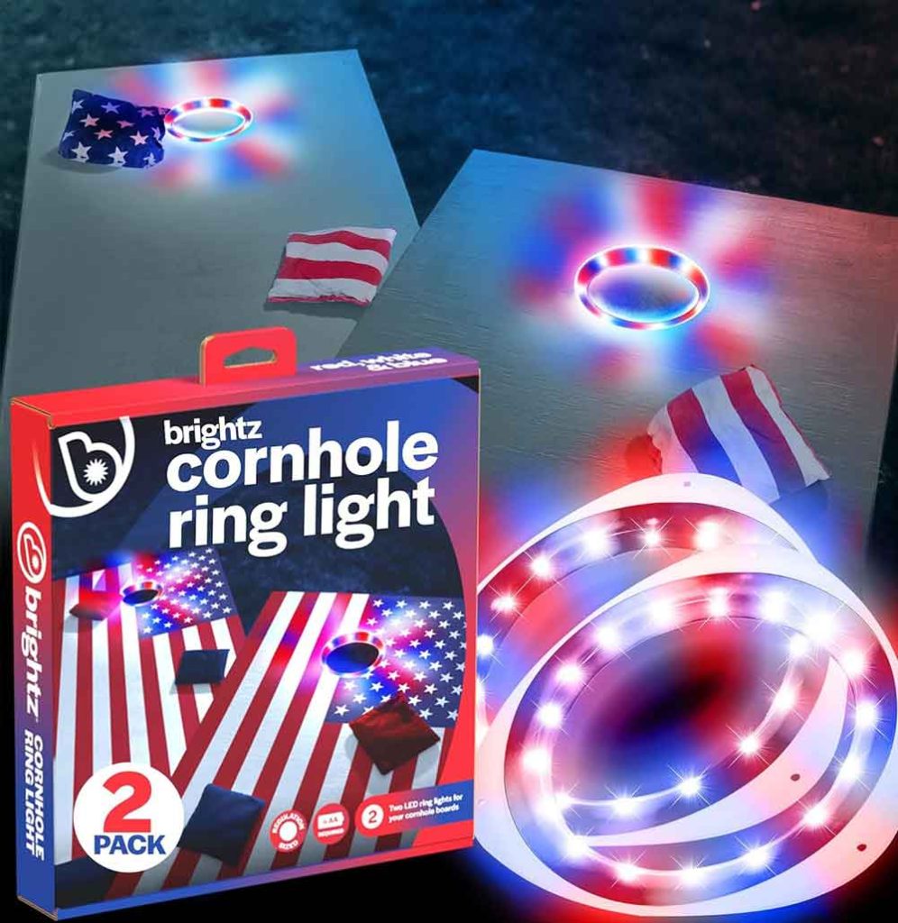 Floating Patriotic Themed Cornhole Game