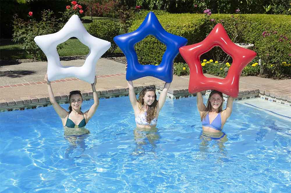 American Stars Swimming Pool Float Tubes, 3 Pack