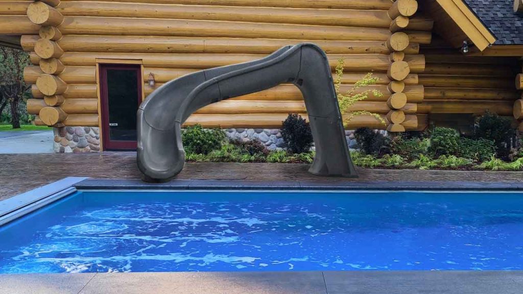 Side Winder Pool Slide