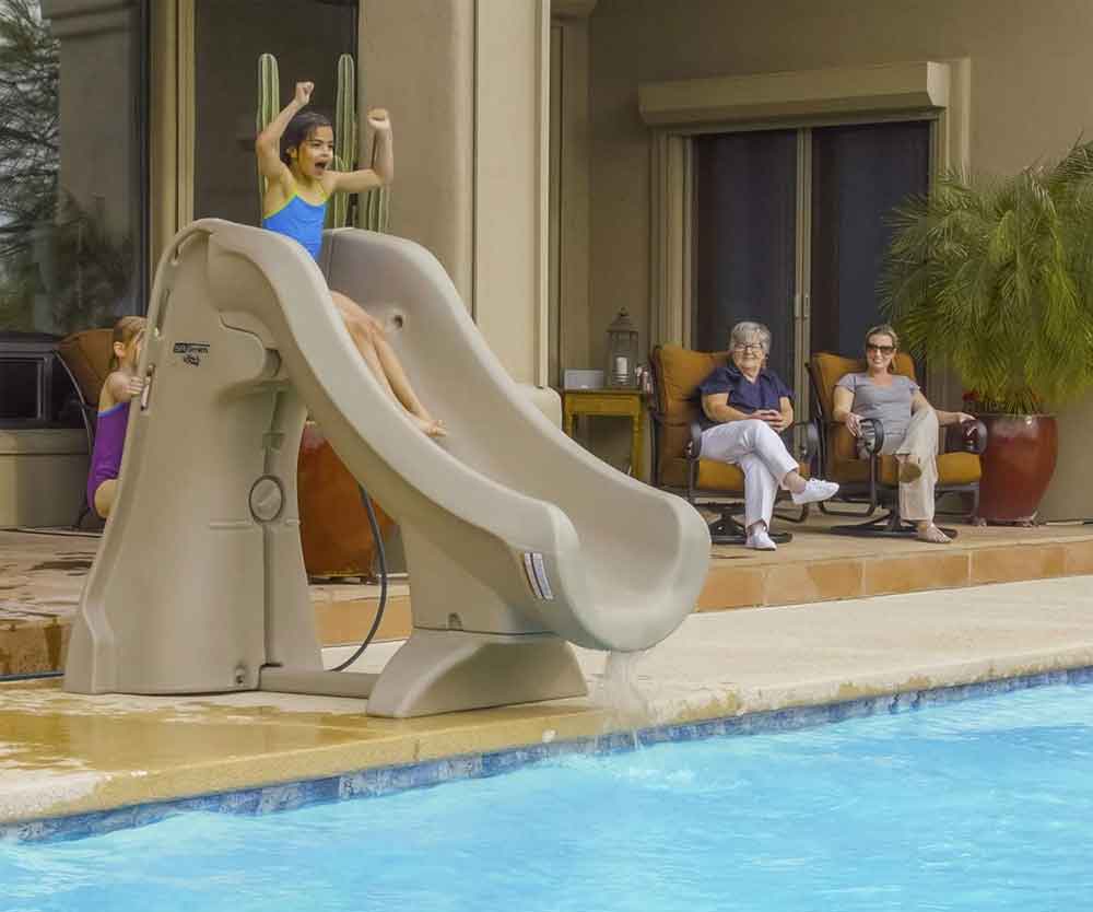 S.R. Smith SlideAway Removable In-Ground Pool Slide