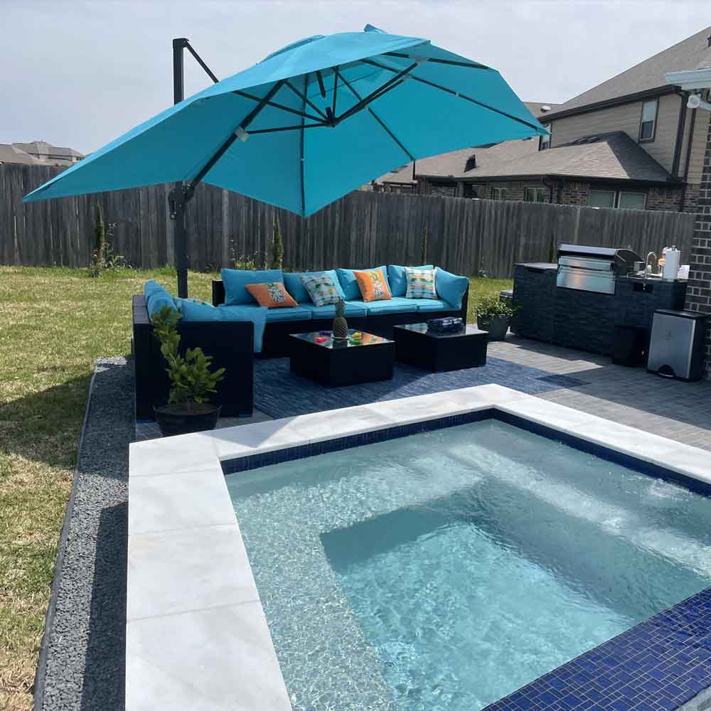 10X13ft Cantilever Pool & Patio Umbrella by Sunnyglade