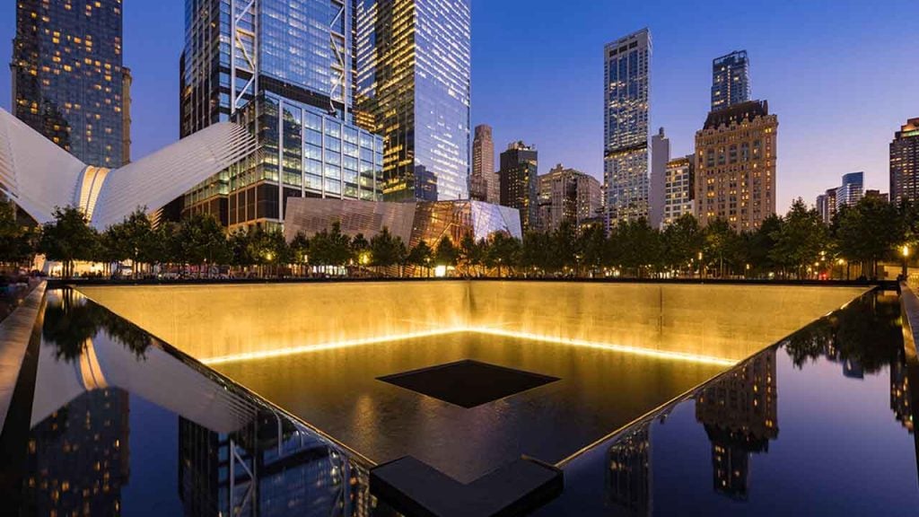 Cleaning the 9/11 Memorial Pools is a nightly task but one approached with reverence and reflection for those who were lost that fateful day.
