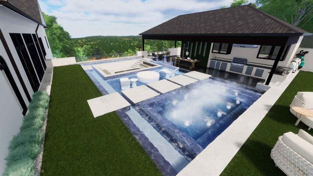 Moses Campos winning entry in the 2024 Million Dollar Pool Design Challenge