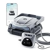 Bubot 800P Robotic Pool Cleaner, Pool Vacuum with Superior Suction, Smart Navigation, APP Control, Custom Scheduling, Wall/Waterline Cleaning, TangleEase Tech, for Pools up to 1,076 Sq.Ft, Silver