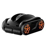 iGarden Pool Cleaner K40, 4H Runtime Cordless Robotic Pool Vacuum, Touch Screen, Smart Navigation, Cleans Floor, Walls, Waterline, Ideal for Above & In-Ground Pools, Self-Parking